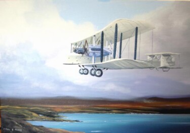 Peinture intitulée "the flight of alcoc…" par Cathal O Malley, Œuvre d'art originale