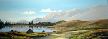 Pintura intitulada "inagh valley boglan…" por Cathal O Malley, Obras de arte originais
