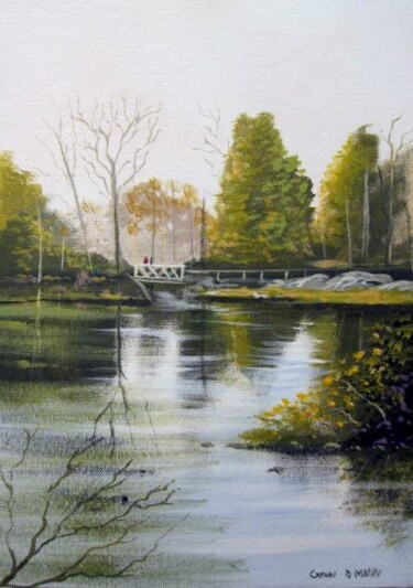 Painting titled "view from breaffy h…" by Cathal O Malley, Original Artwork