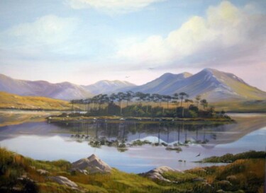 Painting titled "pine island 2012" by Cathal O Malley, Original Artwork