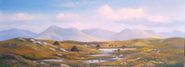Painting titled "connemara reflectio…" by Cathal O Malley, Original Artwork