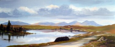 Painting titled "turf in roundstone…" by Cathal O Malley, Original Artwork