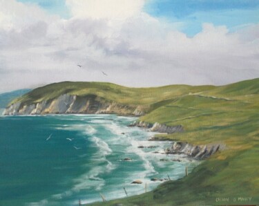 Painting titled "slea  head dingle c…" by Cathal O Malley, Original Artwork