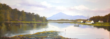 绘画 标题为“seaside cottages” 由Cathal O Malley, 原创艺术品, 油