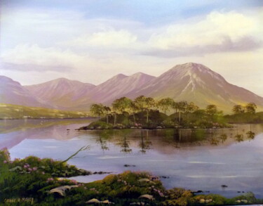 Painting titled "pine island   conne…" by Cathal O Malley, Original Artwork, Acrylic