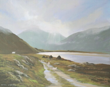 Painting titled "doolough valley" by Cathal O Malley, Original Artwork