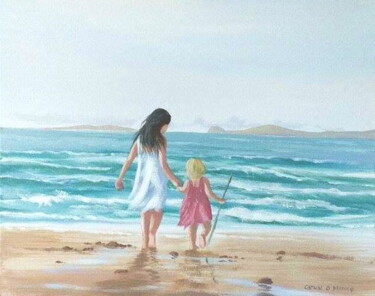 Painting titled "summer on aughrisbe…" by Cathal O Malley, Original Artwork, Acrylic