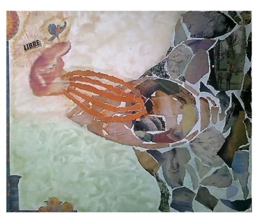 Collages titled "Maternité" by Cathart, Original Artwork, Paper