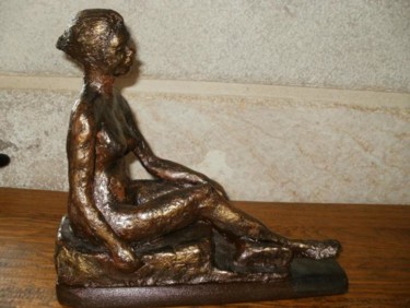 Sculpture intitulée "mademoiselle" par Cathbv, Œuvre d'art originale
