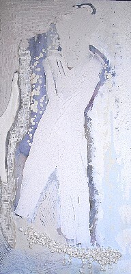 Peinture intitulée "Chevalier blanc" par Catherine Barbet, Œuvre d'art originale, Huile