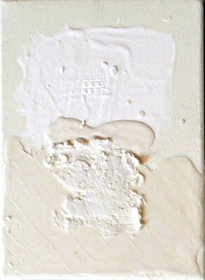 Painting titled "Petit blanc 1" by Catherine Barbet, Original Artwork