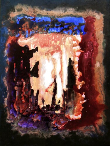 Peinture intitulée "Incandescence" par Catherine Barbet, Œuvre d'art originale