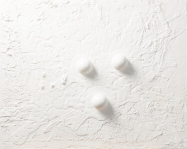 Peinture intitulée "Balles à blanc" par Catherine Barbet, Œuvre d'art originale