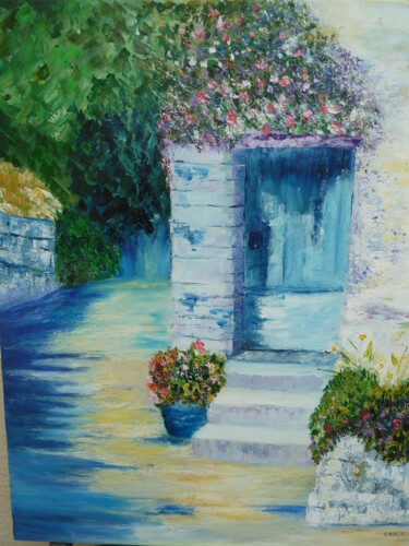 Painting titled "LE PASSAGE" by Catherine Boissy, Original Artwork