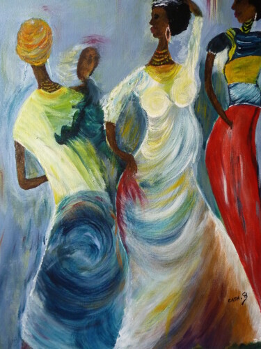 Pittura intitolato "MOUVEMENT" da Catherine Boissy, Opera d'arte originale