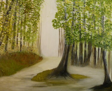 Peinture intitulée "arbre t'iste" par Catherine Boissy, Œuvre d'art originale