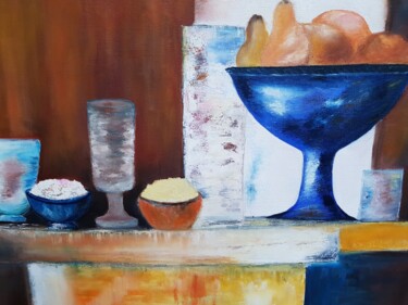 Painting titled "les desserts" by Catherine Boissy, Original Artwork