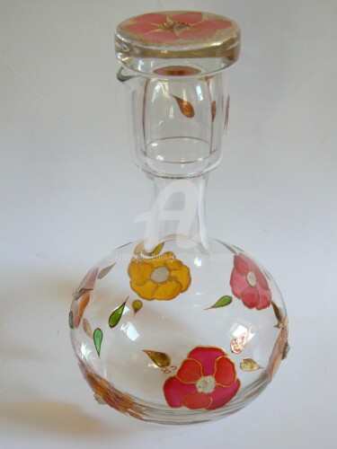 Design intitulada "Carafe avec verre" por Catherine Bosser, Obras de arte originais, Outro