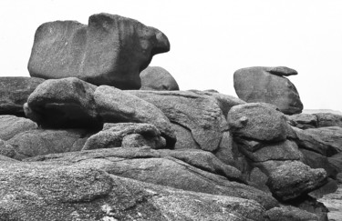 Photographie intitulée "bretagne-7 N&B.jpg" par Catherine Boutin, Œuvre d'art originale, Photographie numérique