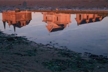 Photographie intitulée "Normandie. Reflets…" par Catherine Boutin, Œuvre d'art originale