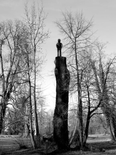 Photographie intitulée "Solitude hivernale…" par Catherine Boutin, Œuvre d'art originale