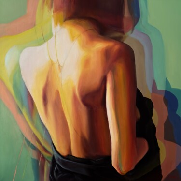 Malerei mit dem Titel "Отражение" von Katerina Braiko, Original-Kunstwerk, Öl