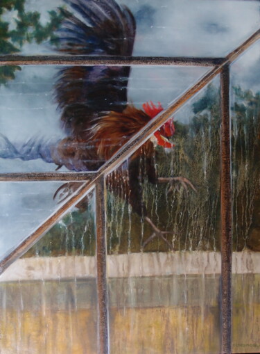 Painting titled "COD ENHARDI" by Catherine Chesneau, Original Artwork