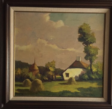 Painting titled "Albert Demoen (1921…" by Catherine Debrauwere, Original Artwork, Oil