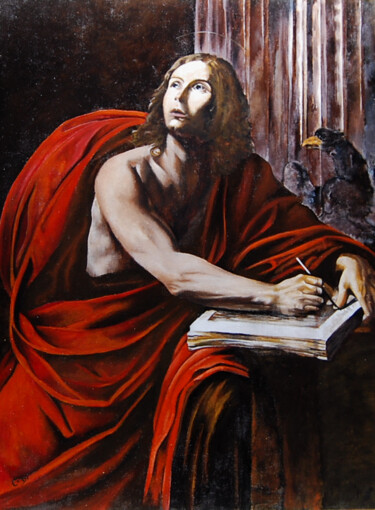 Peinture intitulée "saint-jean-copie.png" par Catherine Digue - Turpin, Œuvre d'art originale