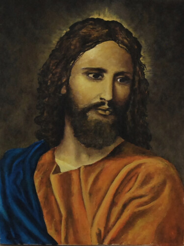 Peinture intitulée "jesus-mormon-3.jpg" par Catherine Digue - Turpin, Œuvre d'art originale