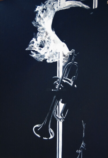 Peinture intitulée "le-trompetistte-1.j…" par Catherine Digue - Turpin, Œuvre d'art originale