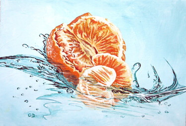 Peinture intitulée "orangeade.jpg" par Catherine Digue - Turpin, Œuvre d'art originale