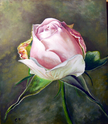 Peinture intitulée "rosa-rosa-rosam22.p…" par Catherine Digue - Turpin, Œuvre d'art originale, Gouache
