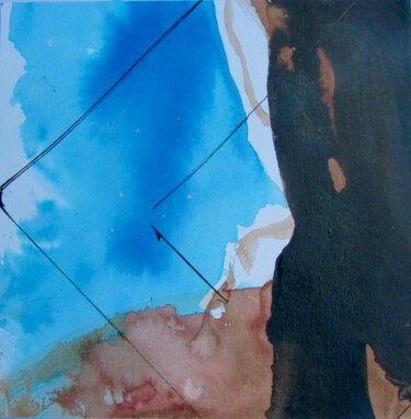 Peinture intitulée "#artistsupportpledg…" par Catherine Drouin-Goutal, Œuvre d'art originale, Encre Monté sur Carton
