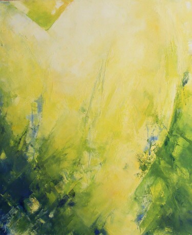 Картина под названием "Coeur de lumière es…" - Catherine Dufrene (Katy), Подлинное произведение искусства, Масло