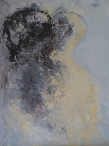 Malerei mit dem Titel "Étreinte" von Catherine Dufrene (Katy), Original-Kunstwerk, Öl
