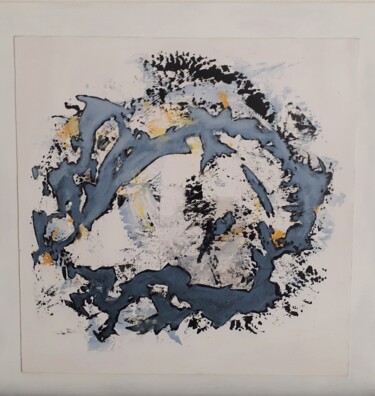 Malerei mit dem Titel "Abstrait C2" von Catherine Dufrene (Katy), Original-Kunstwerk, Acryl