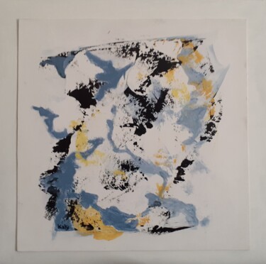 Pintura intitulada "Abstrait C6" por Catherine Dufrene (Katy), Obras de arte originais, Acrílico