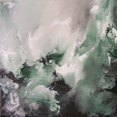 Peinture intitulée "paysage marin" par Catherine Dufrene (Katy), Œuvre d'art originale, Huile