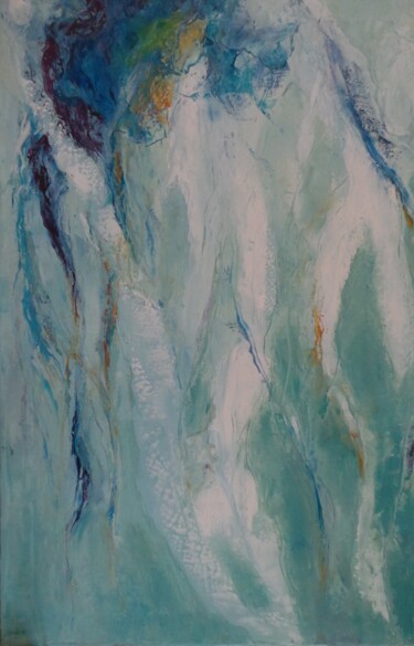 Peinture intitulée "la méduse 2" par Catherine Dufrene (Katy), Œuvre d'art originale, Huile