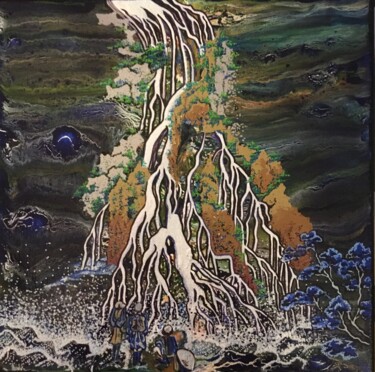 Pintura titulada "Cascade" por Catherine Dussart, Obra de arte original, Acrílico