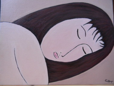 Peinture intitulée "La sieste" par Catherine Dussere, Œuvre d'art originale