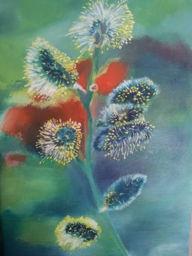 Painting titled "fleurs-tendresse.jpg" by Catherine Elgoyhen, Original Artwork