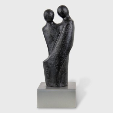 Rzeźba zatytułowany „Confidences” autorstwa Catherine Fouvry Leblois (Catef), Oryginalna praca, Glina
