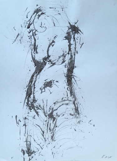 Рисунок под названием "Encre_2" - Catherine Gardon, Подлинное произведение искусства, Чернила