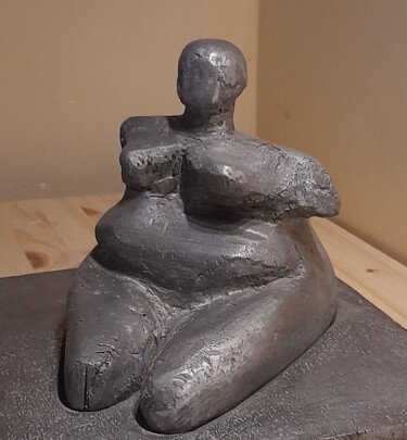 Скульптура под названием "Vénus_Alu" - Catherine Gardon, Подлинное произведение искусства, Алюминий