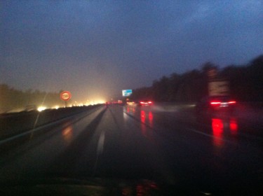 Photography titled "autoroute 1" by Catherine Gendron, Original Artwork