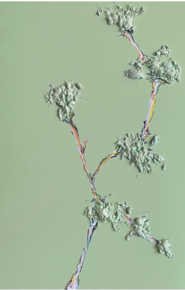 Pittura intitolato "Arbre vert" da Catherine Grammont, Opera d'arte originale, Acrilico