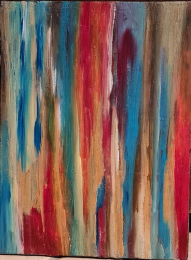 Картина под названием "ILLUSION" - Catherine Jacomet, Подлинное произведение искусства, Акрил Установлен на Деревянная рама…