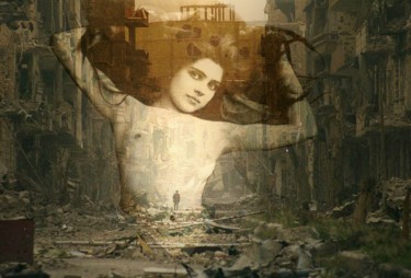 Photographie intitulée "Vi(ll)es en ruines 4" par Catherine Jubert Asencio, Œuvre d'art originale